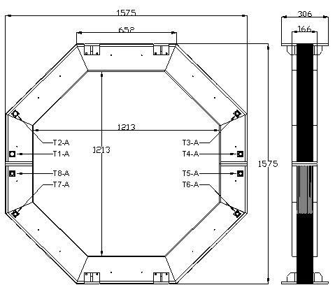 Closed-loop Hall current sensor CHB-100KA 1